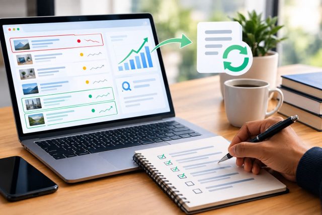 Como descobrir quais artigos merecem ser atualizados primeiro para recuperar tráfego orgânico